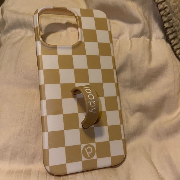 Other - iphone 13 pro max checkered loopy case